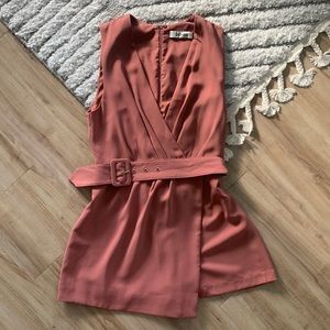 Rusty Pink Chic Romper